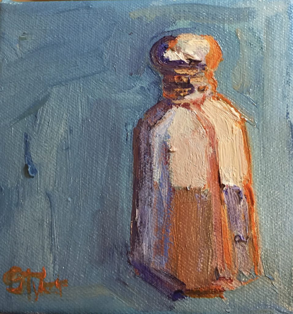 Pepper 5 x 5 Oil Artist: Susan Tyler