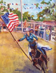 Texas Rodeo 14 x 18 Oil Artist: Susan Tyler